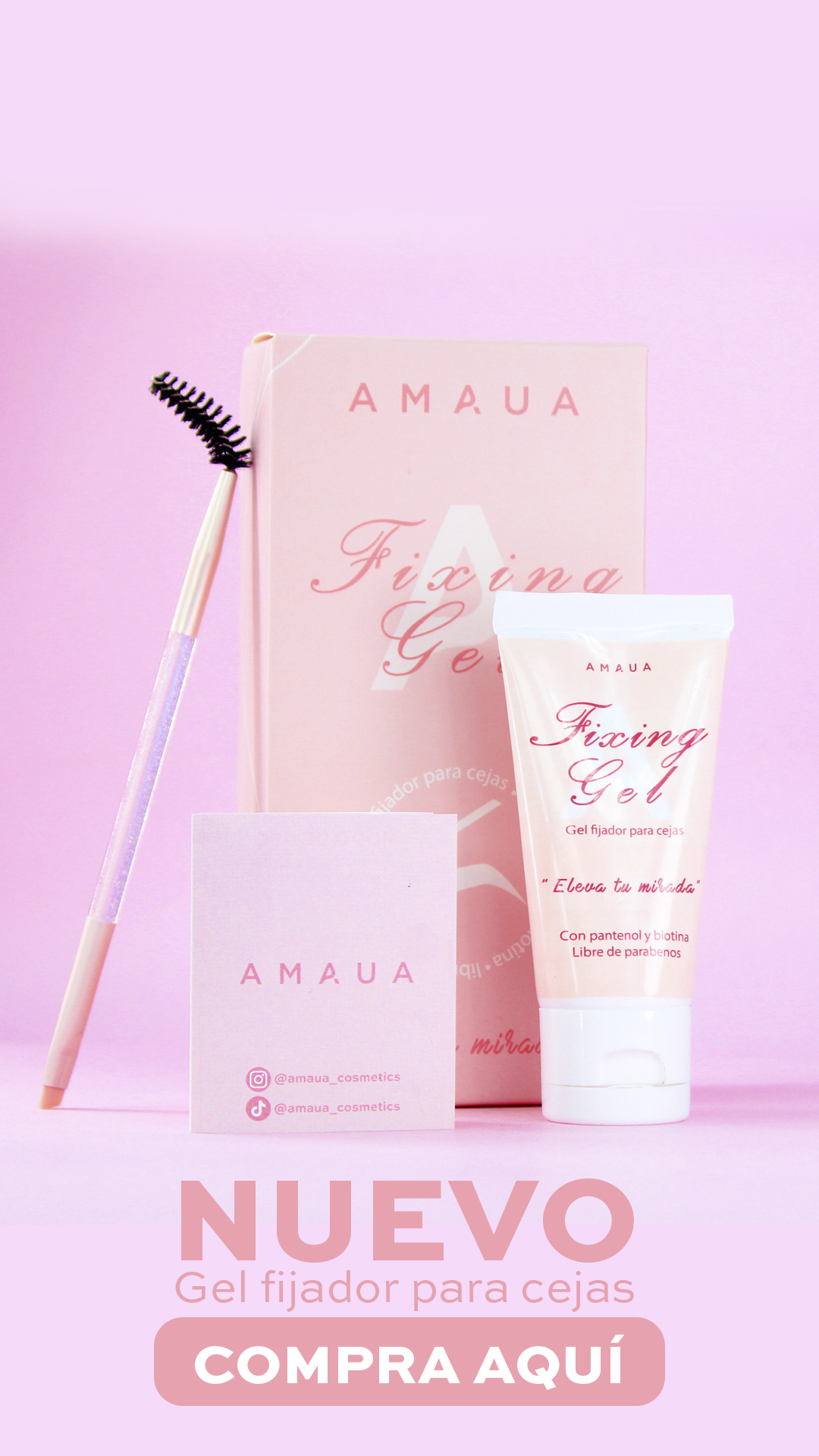 Amaua Cosmetics revoluciona el mercado con su nuevo Fixing Gel para cejas