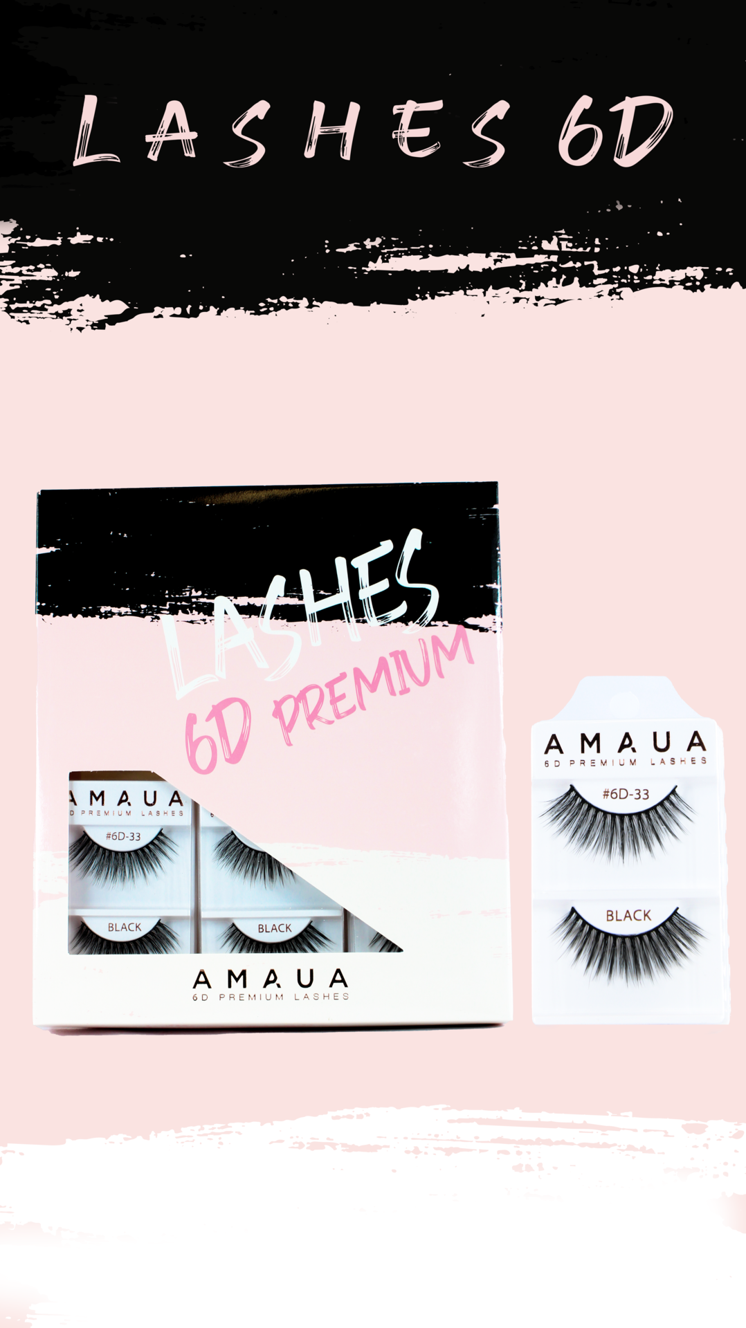 ¡Las pestañas 6D y 3D de Amaua Cosmetics han vuelto en stock!